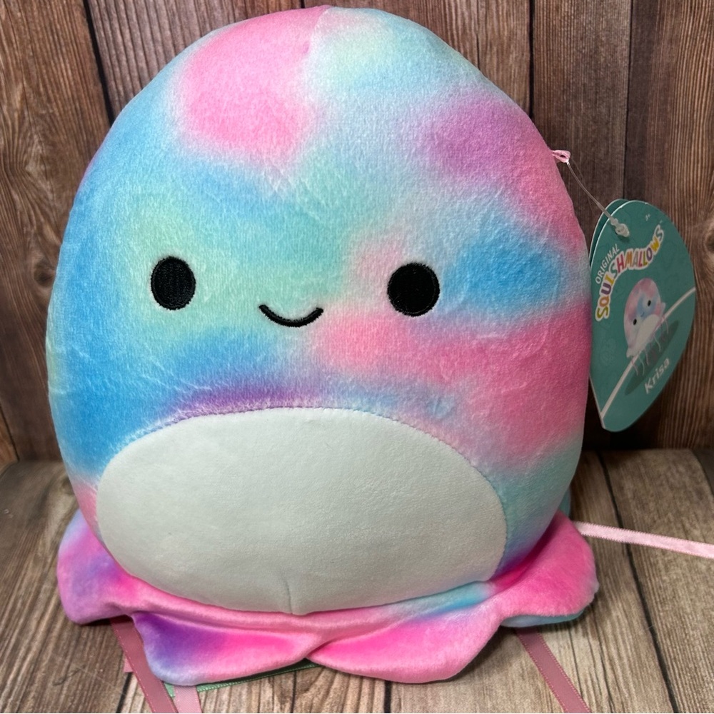 Squishmallows Krisa the Tie Dye Jellyfish Soft Plush Stuffed Animal 7 Inches NEW